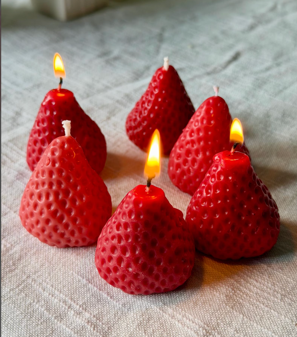 Strawberry Candles (6szt)